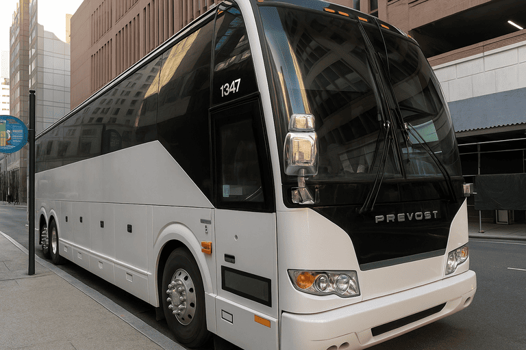 a Charter Bus Rental Homestead coach bus